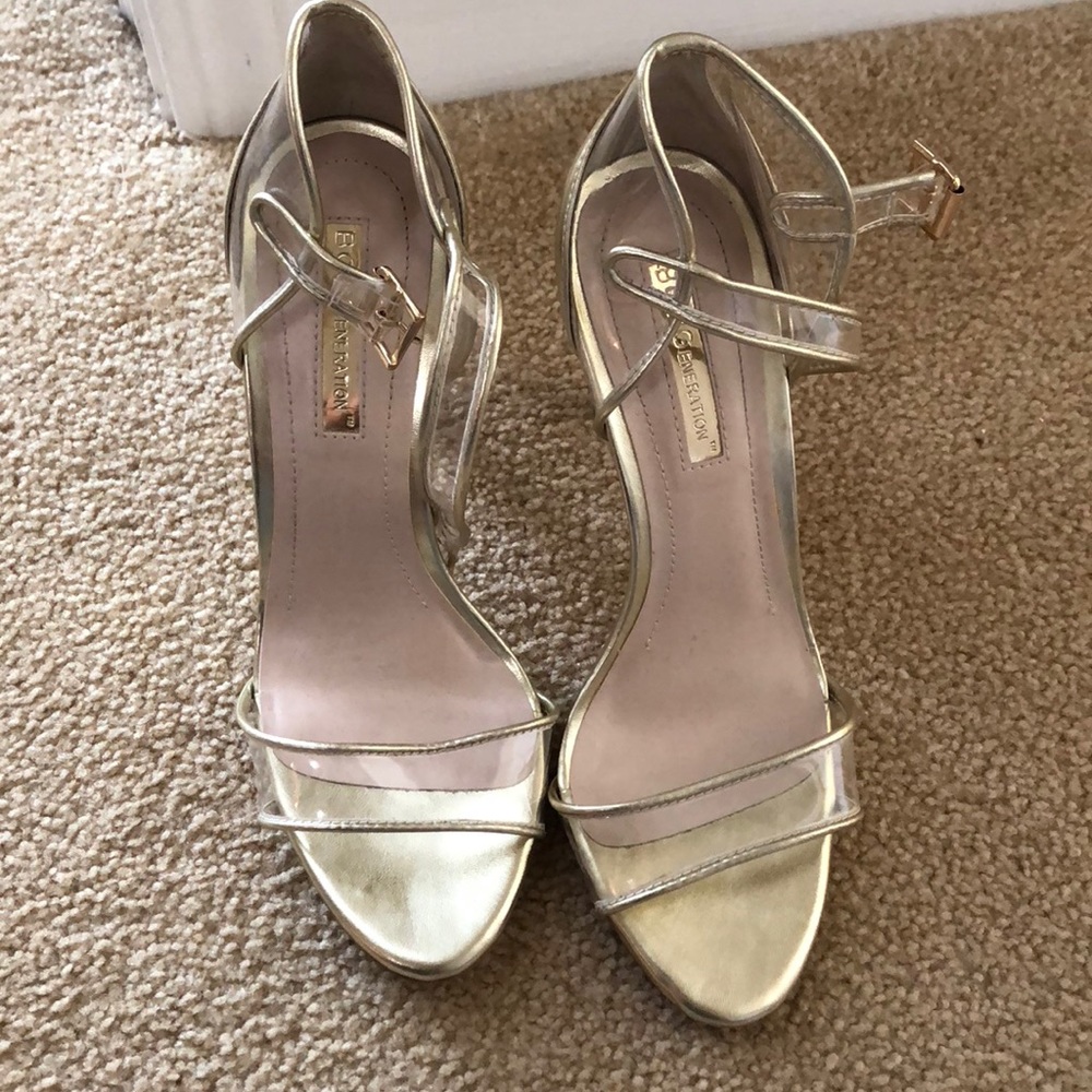 BCBGeneration Gold Pumps - Picture 3 of 4